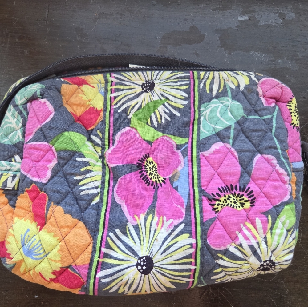Floral Vera Bradley Makeup Bag
